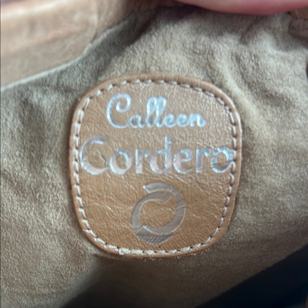 Colleen Cordero Studded Tan Crossbody Bag - Picture 3 of 8